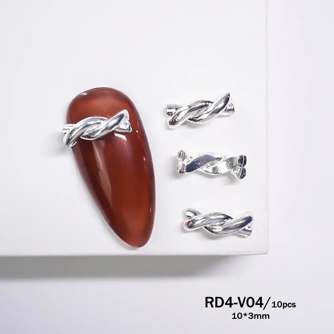 Nail Piercing Charms – Smiles Metal Alloy Rhinestones