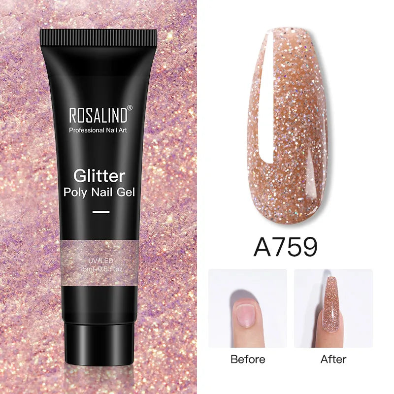 ROSALIND Crème Poly Gel Nail Extension – 15ml