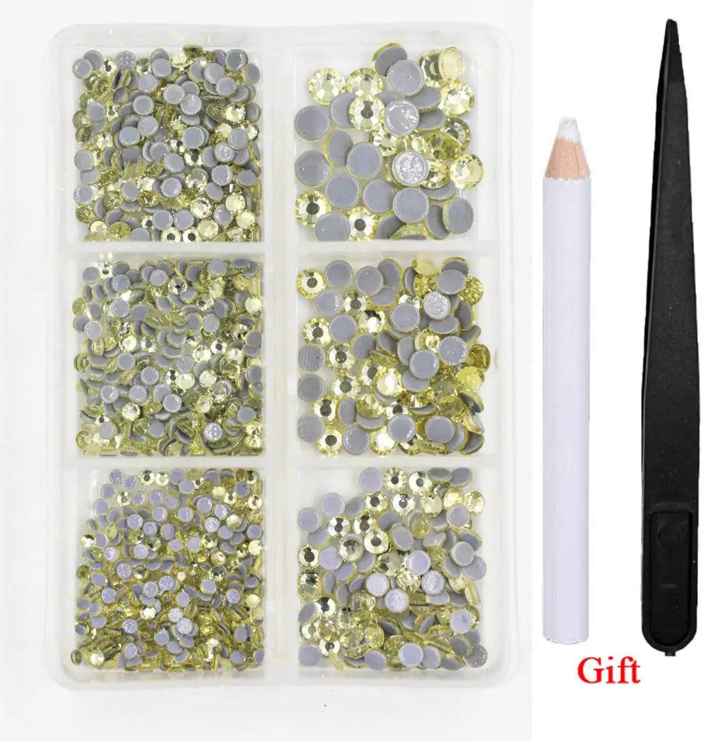 Opal Glass Crystal Rhinestones – 3D Nail Art Set