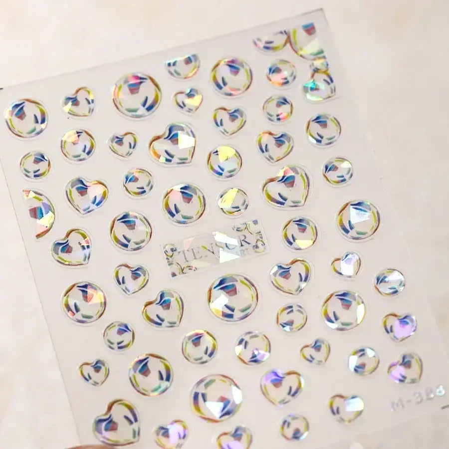 Cute Dolphin & Goldfish Jelly Nail Stickers