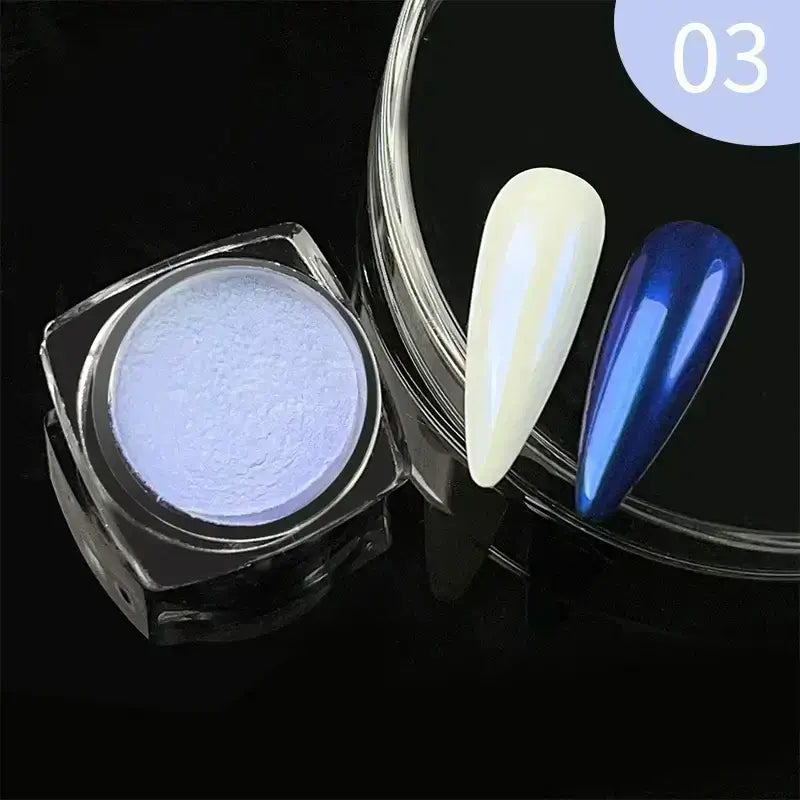 Nail Mirror Glitter Powder Metallic