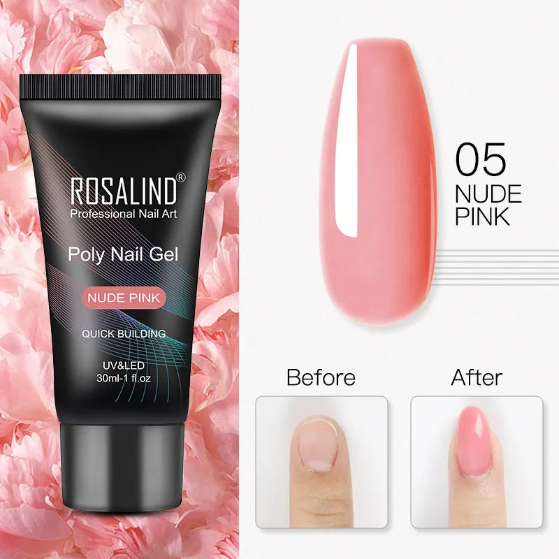 ROSALIND Poly Nail Gel – 30ML - Builder Gel