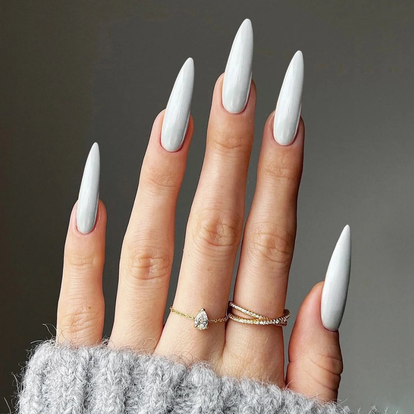 Halloween Press On Nails – Spooky Long Fake Nail Set