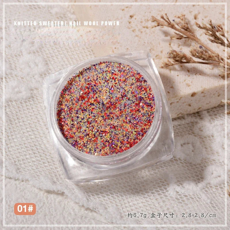 Sugar Sand Nail Powder - Multi Color