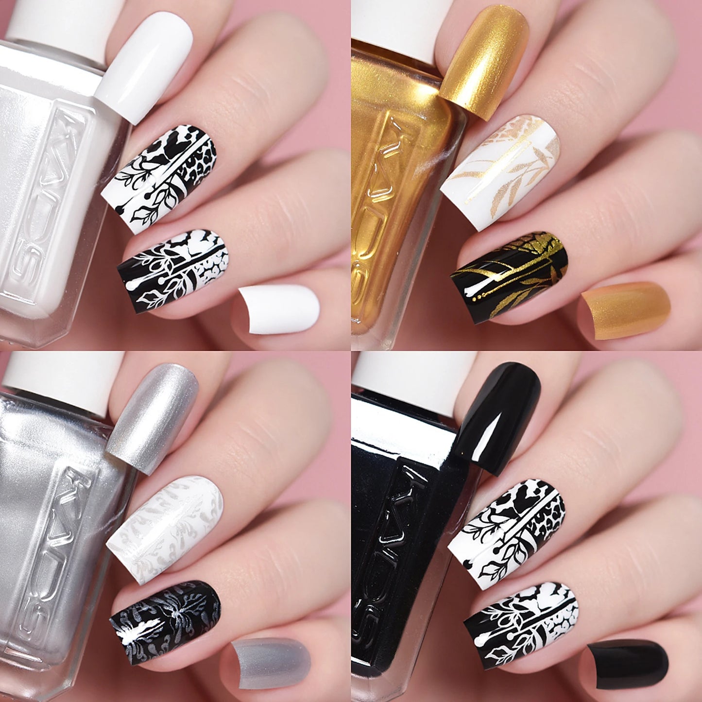 Nail Stamping Polish – Gold, Silver & Color Varnishes