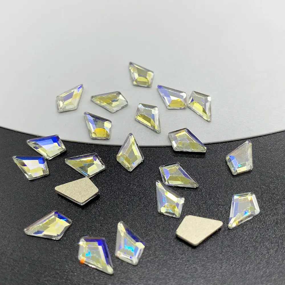 Arrow Shape Nail Art Rhinestones - Colorful 3D Gems