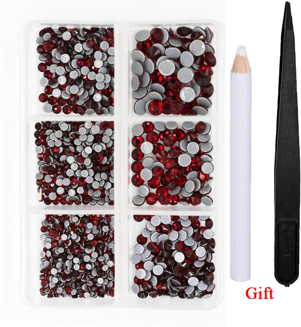 Opal Glass Crystal Rhinestones – 3D Nail Art Set