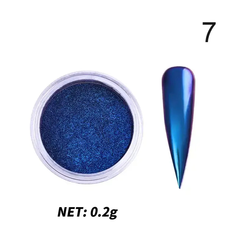 Nail Mirror Glitter Powder Metallic