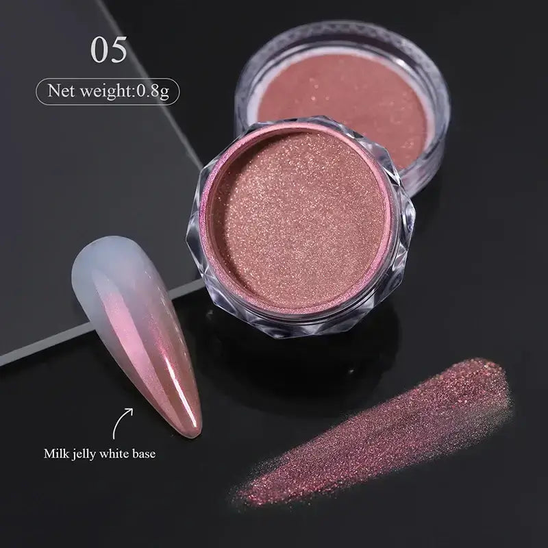 Nail Mirror Glitter Powder Metallic