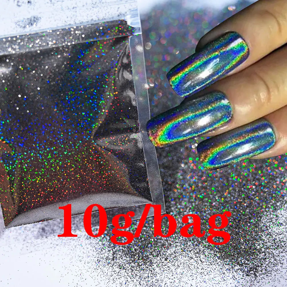 Glow in the Dark - Holographic Sugar Nail Powder 10g