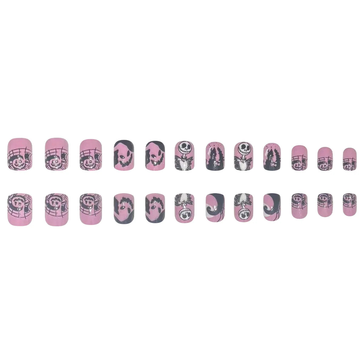 Nightmare Before Christmas Press On Nails - 24 Pcs.
