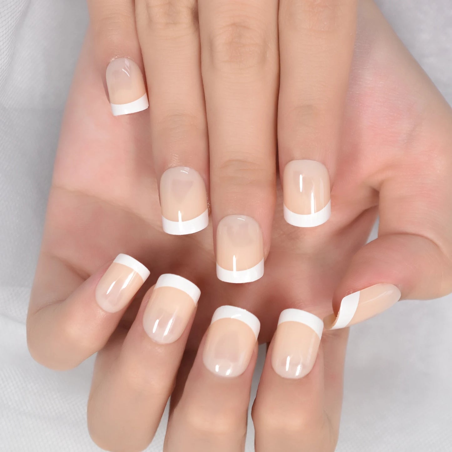 Solid Color Press On Nails | Medium Square Reusable