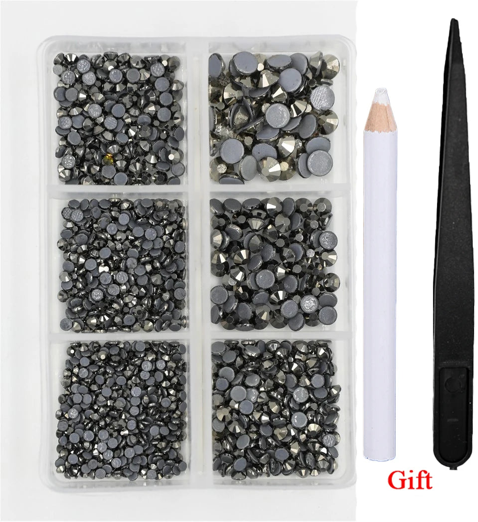 Opal Glass Crystal Rhinestones – 3D Nail Art Set