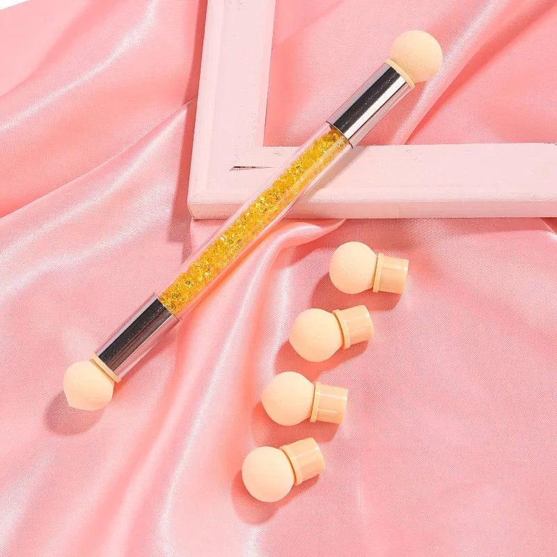 Double-Ended Nail Art Brush – Dotting & Gradient Pen