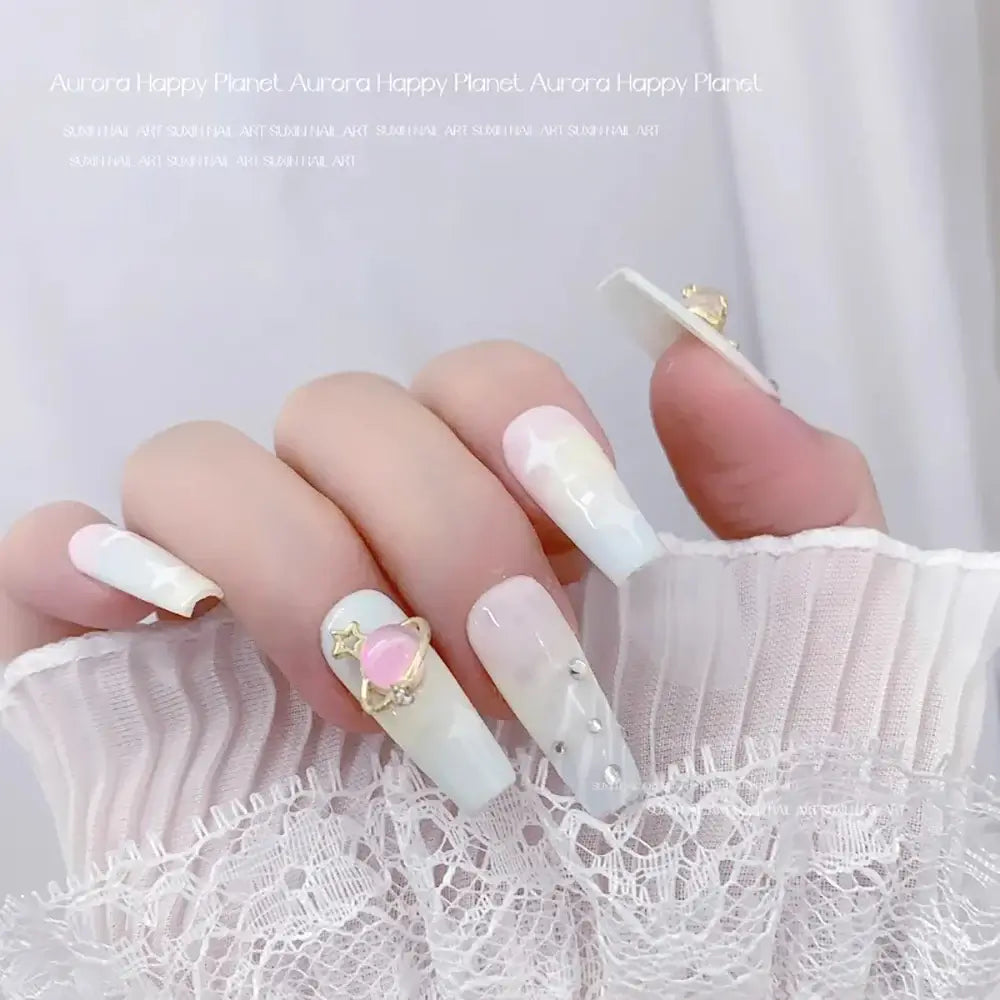 Aurora Planet Nail Art Accessories 20PCS - 3D Rhinestones