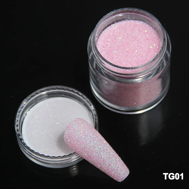 Neon Sugar Nail Glitter – Colorful Candy Coat Powder