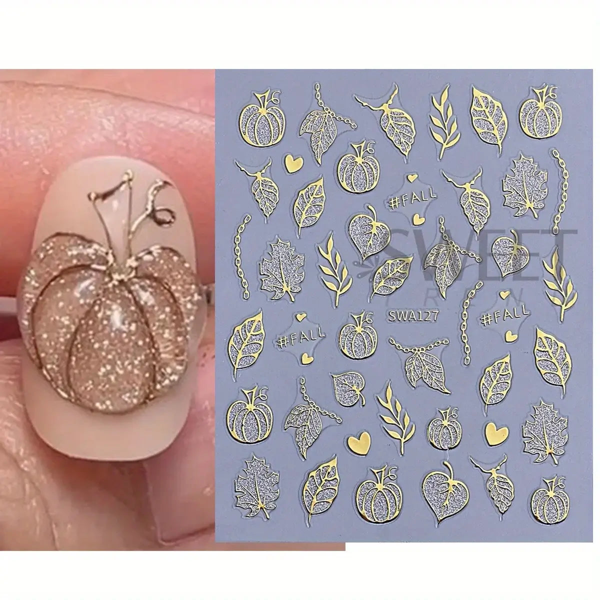 Autumn Nail Stickers – Cozy & Stylish for Fall Designs