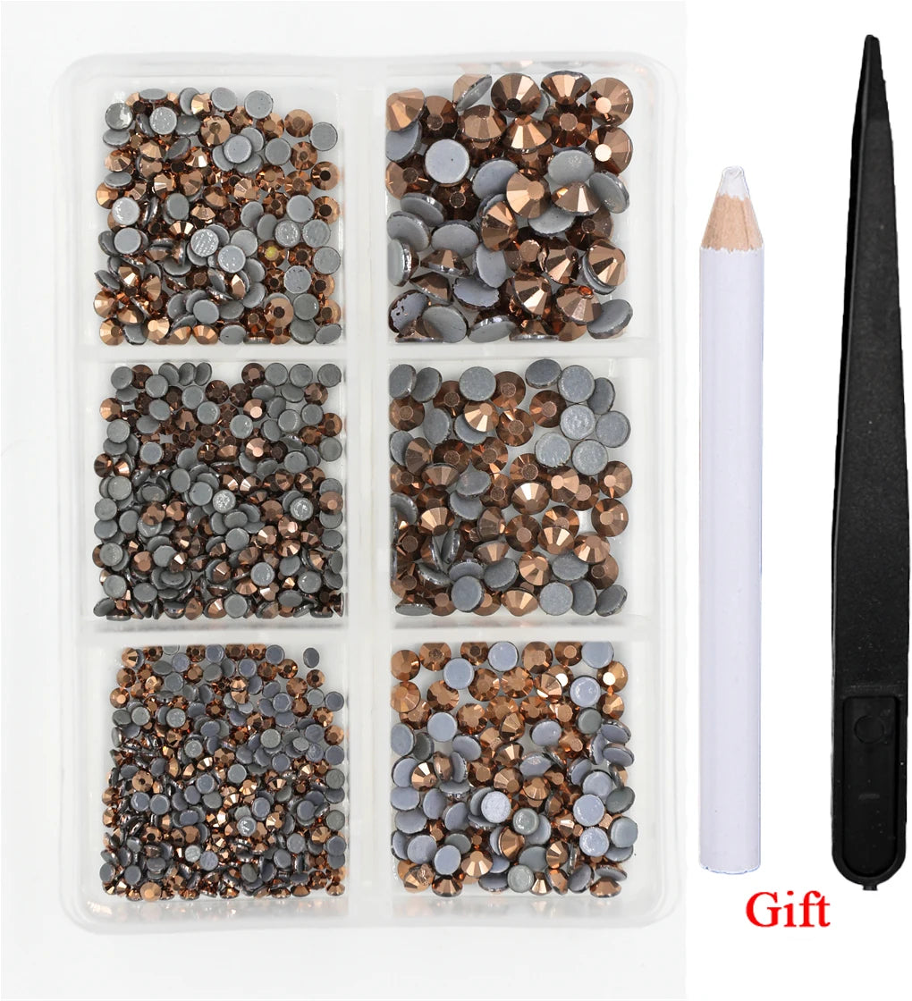 Opal Glass Crystal Rhinestones – 3D Nail Art Set