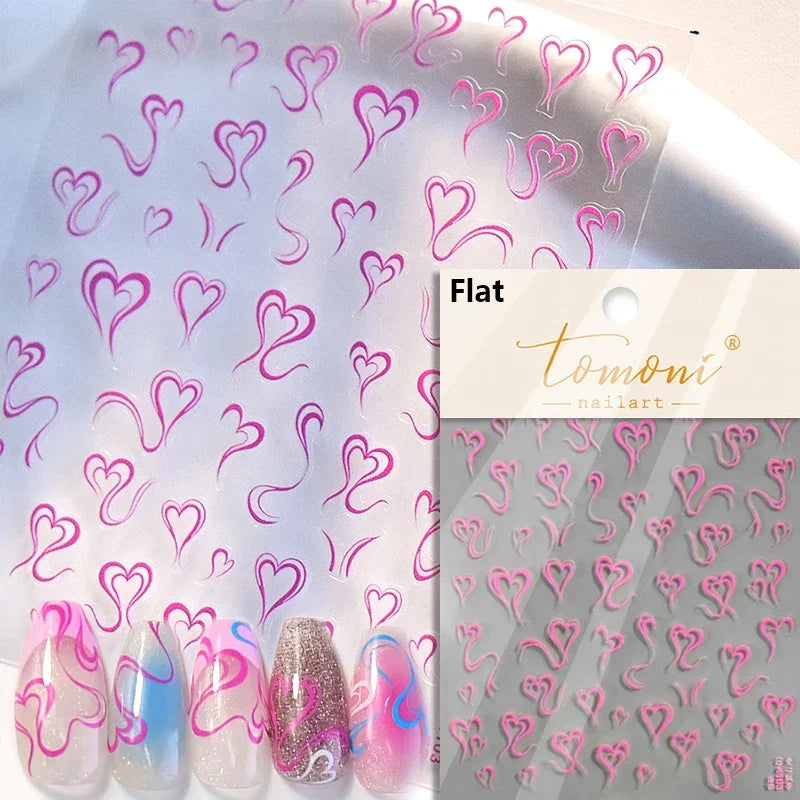 Elegant French Ice Crystal Jelly Nail Stickers