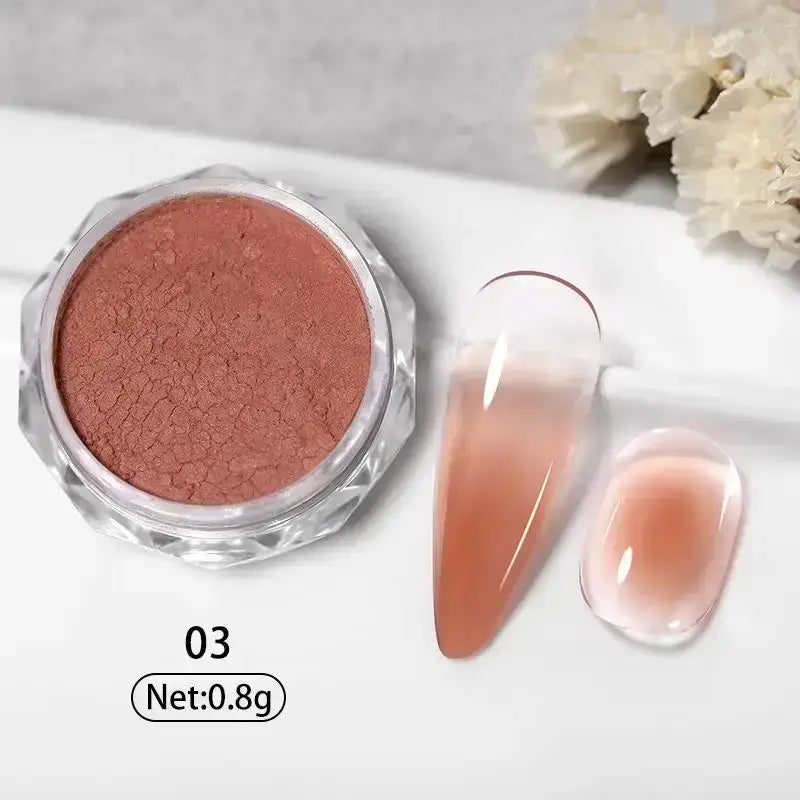 Nail Mirror Glitter Powder Metallic