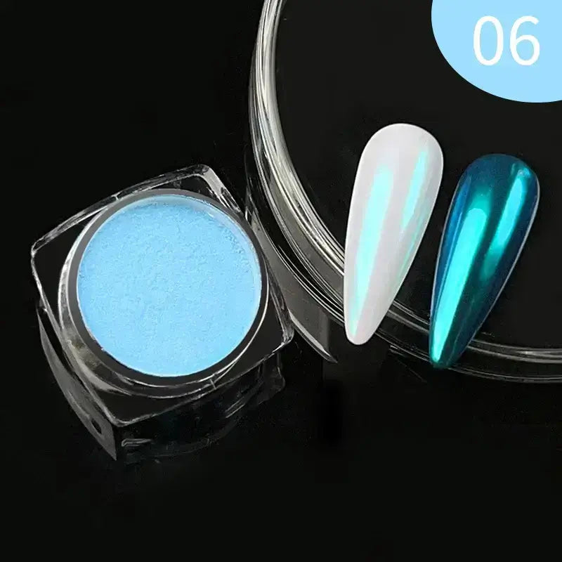 Nail Mirror Glitter Powder Metallic