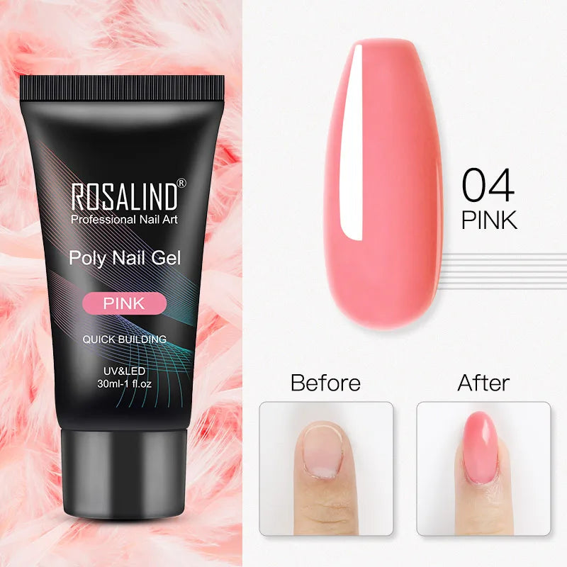 ROSALIND Poly Nail Gel – 30ML - Builder Gel
