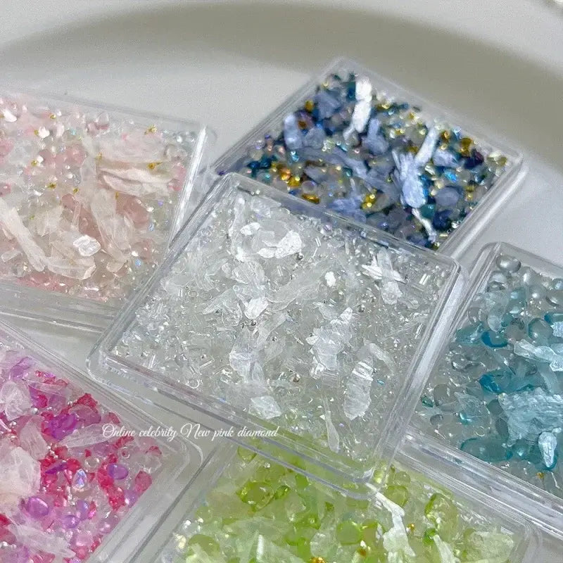 Abalone Shell Nail Slices – Ultra Thin 3D Flakes