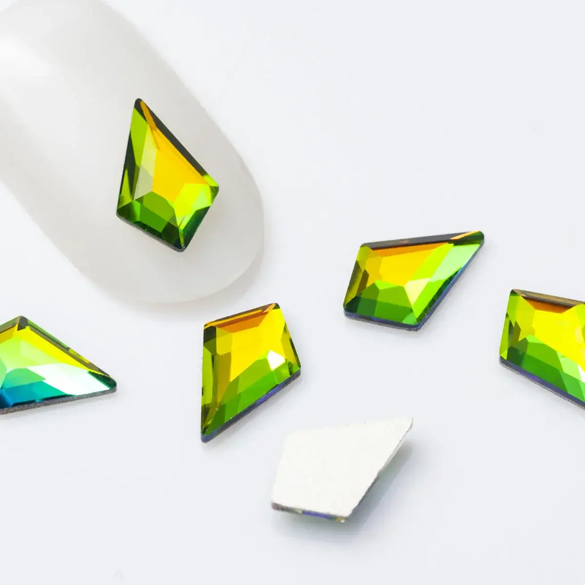 Arrow Shape Nail Art Rhinestones - Colorful 3D Gems