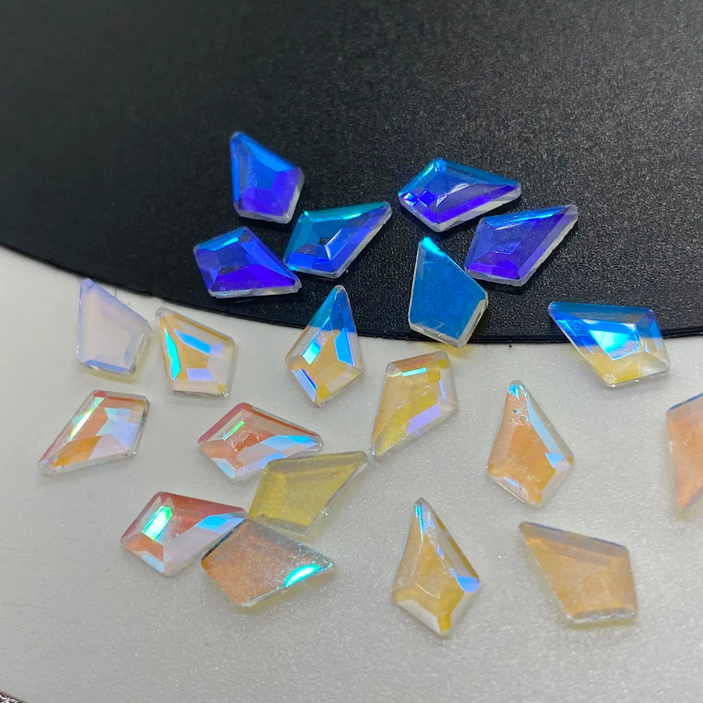 Arrow Shape Nail Art Rhinestones - Colorful 3D Gems