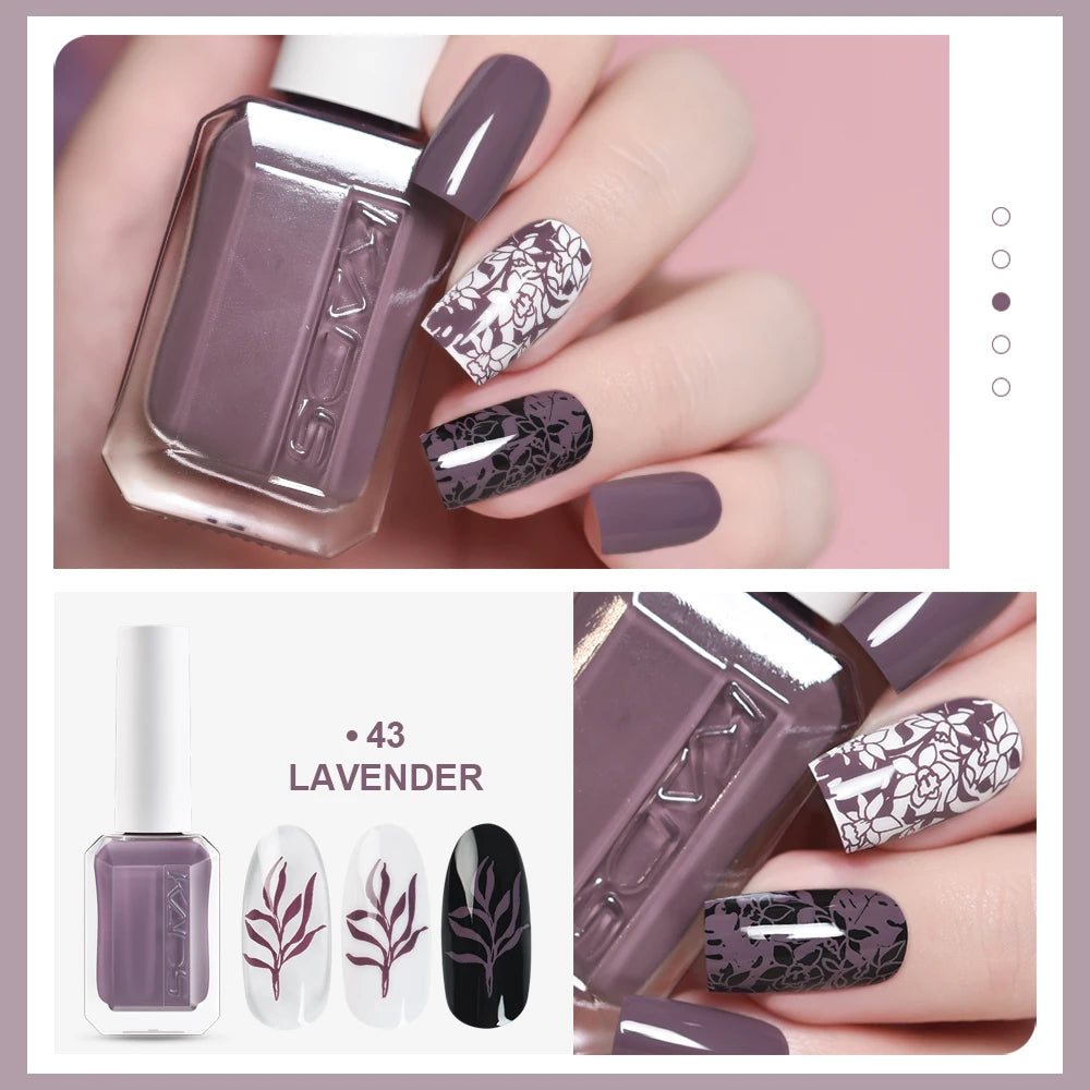Nail Stamping Polish – Gold, Silver & Color Varnishes