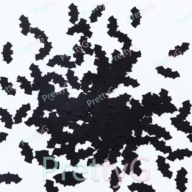 Big Bat Halloween Glitter – Holographic Nail Art Sequins