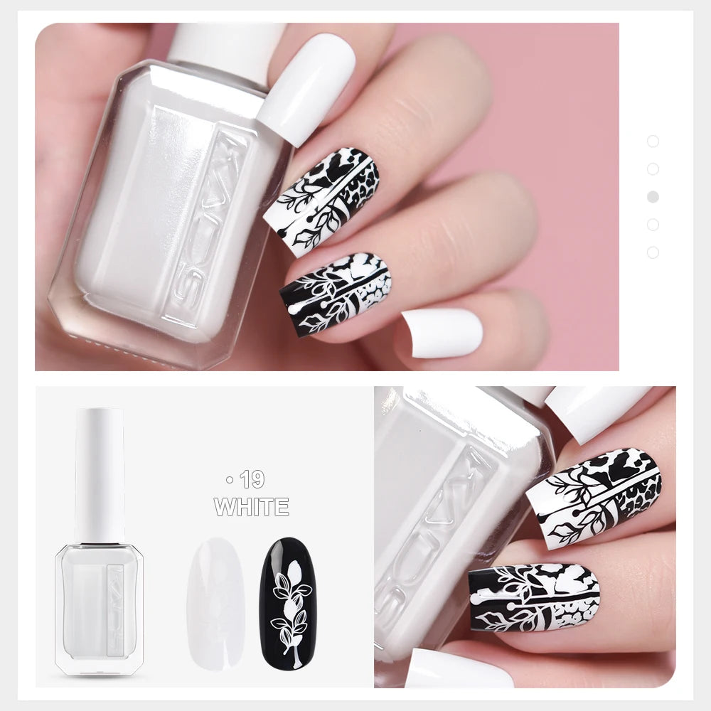 Nail Stamping Polish – Gold, Silver & Color Varnishes