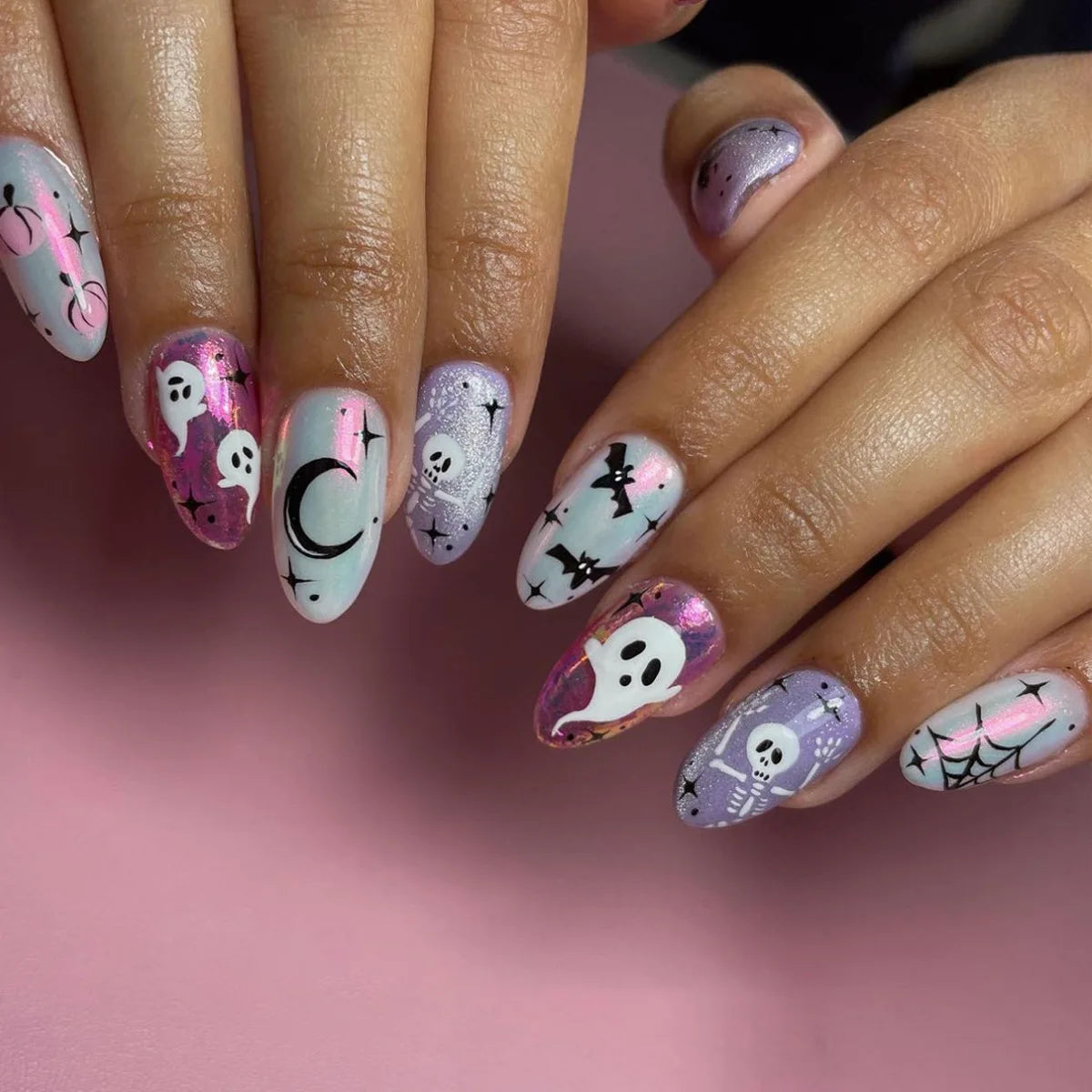 Nightmare Before Christmas Press On Nails - 24 Pcs.
