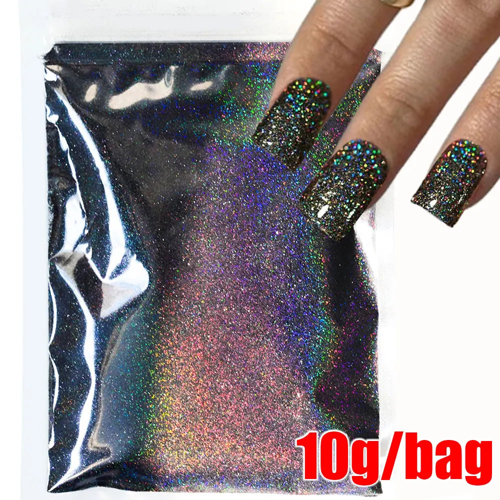 Glow in the Dark - Holographic Sugar Nail Powder 10g