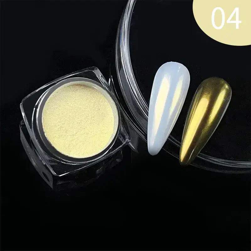 Nail Mirror Glitter Powder Metallic