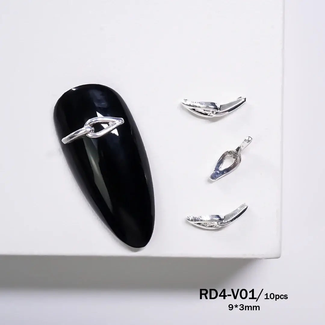 Nail Piercing Charms – Smiles Metal Alloy Rhinestones
