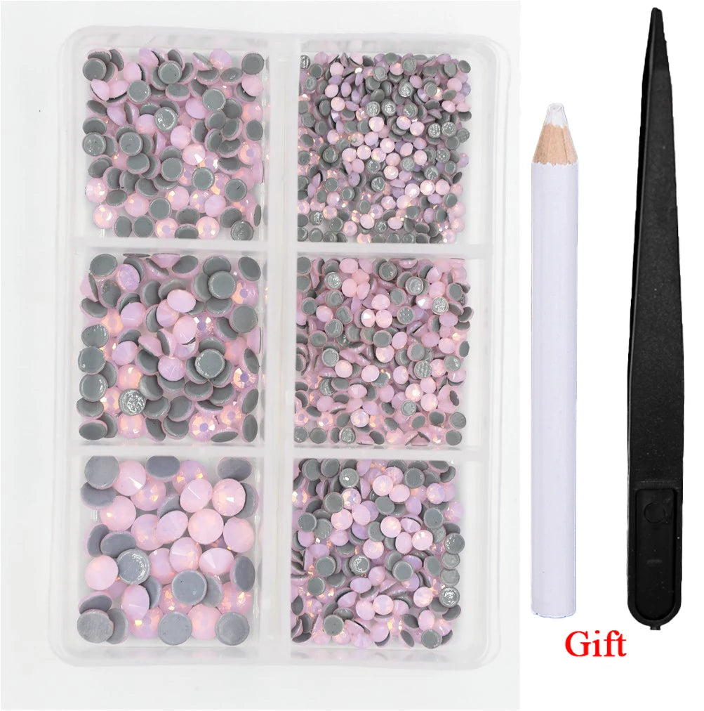 Opal Glass Crystal Rhinestones – 3D Nail Art Set