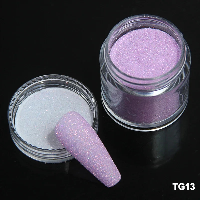 Neon Sugar Nail Glitter – Colorful Candy Coat Powder
