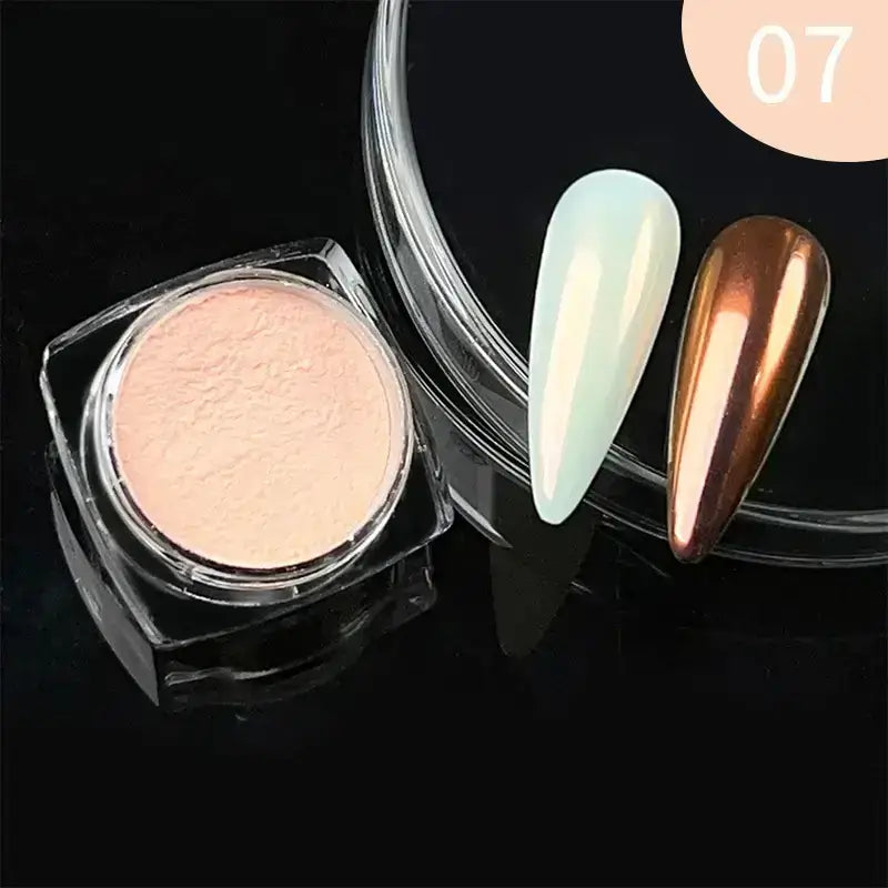 Nail Mirror Glitter Powder Metallic