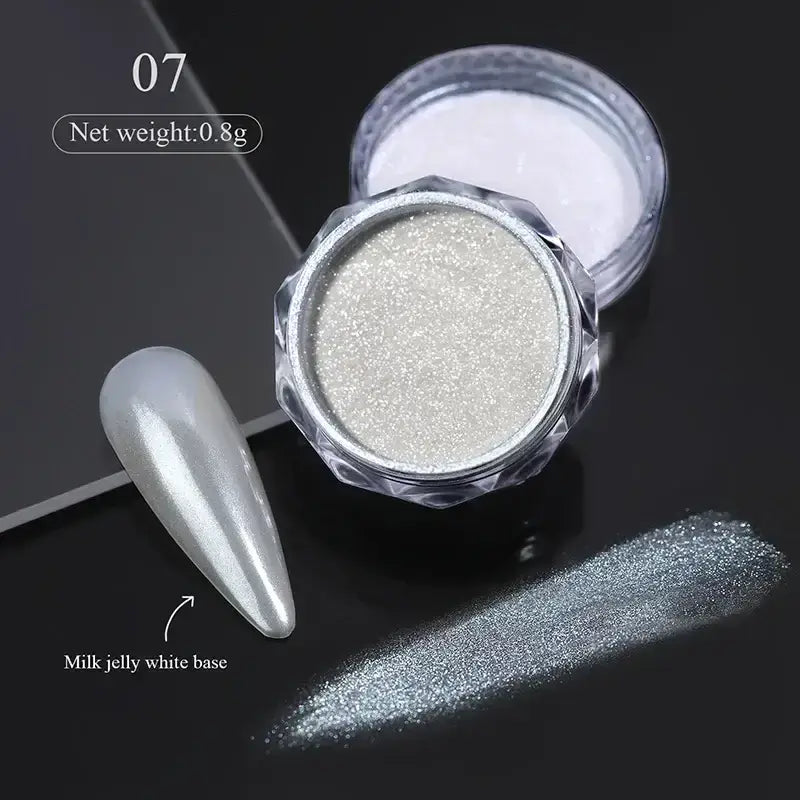 Nail Mirror Glitter Powder Metallic