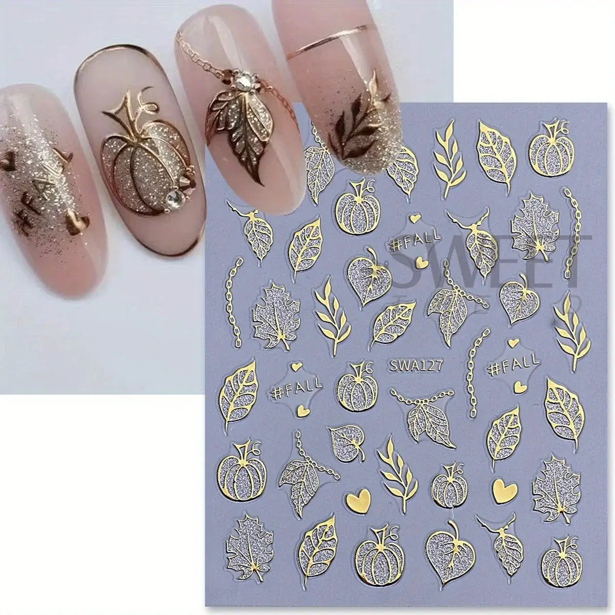 Autumn Nail Stickers – Cozy & Stylish for Fall Designs