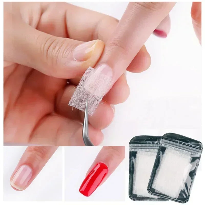 Nail Extension Silk Fiberglass Wraps – Non-Woven Forms