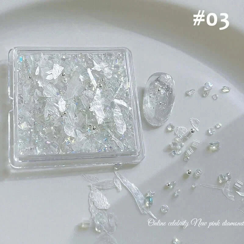 Abalone Shell Nail Slices – Ultra Thin 3D Flakes