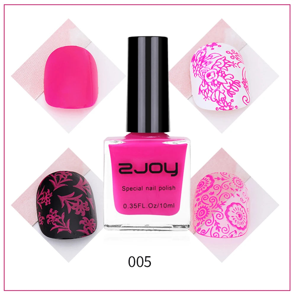 26 Colors Nail Stamping Polish – 10ml Printing Gel Lacquer