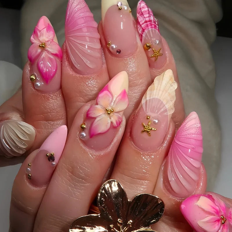 Long Almond Nails – Elegant Press On Nails