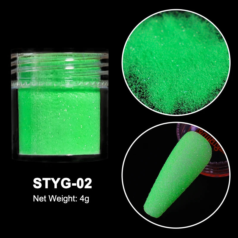 Neon Sugar Nail Glitter – Colorful Candy Coat Powder
