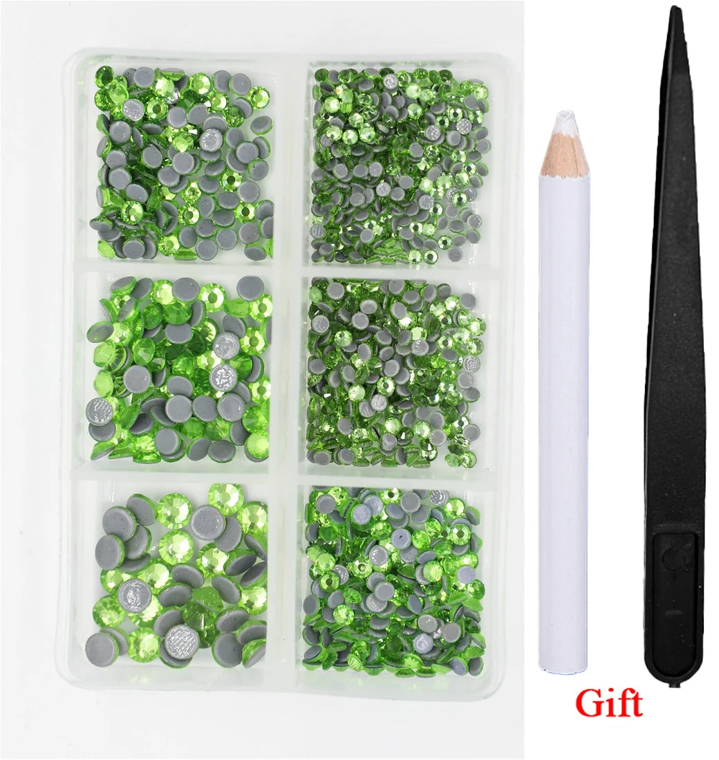 Opal Glass Crystal Rhinestones – 3D Nail Art Set
