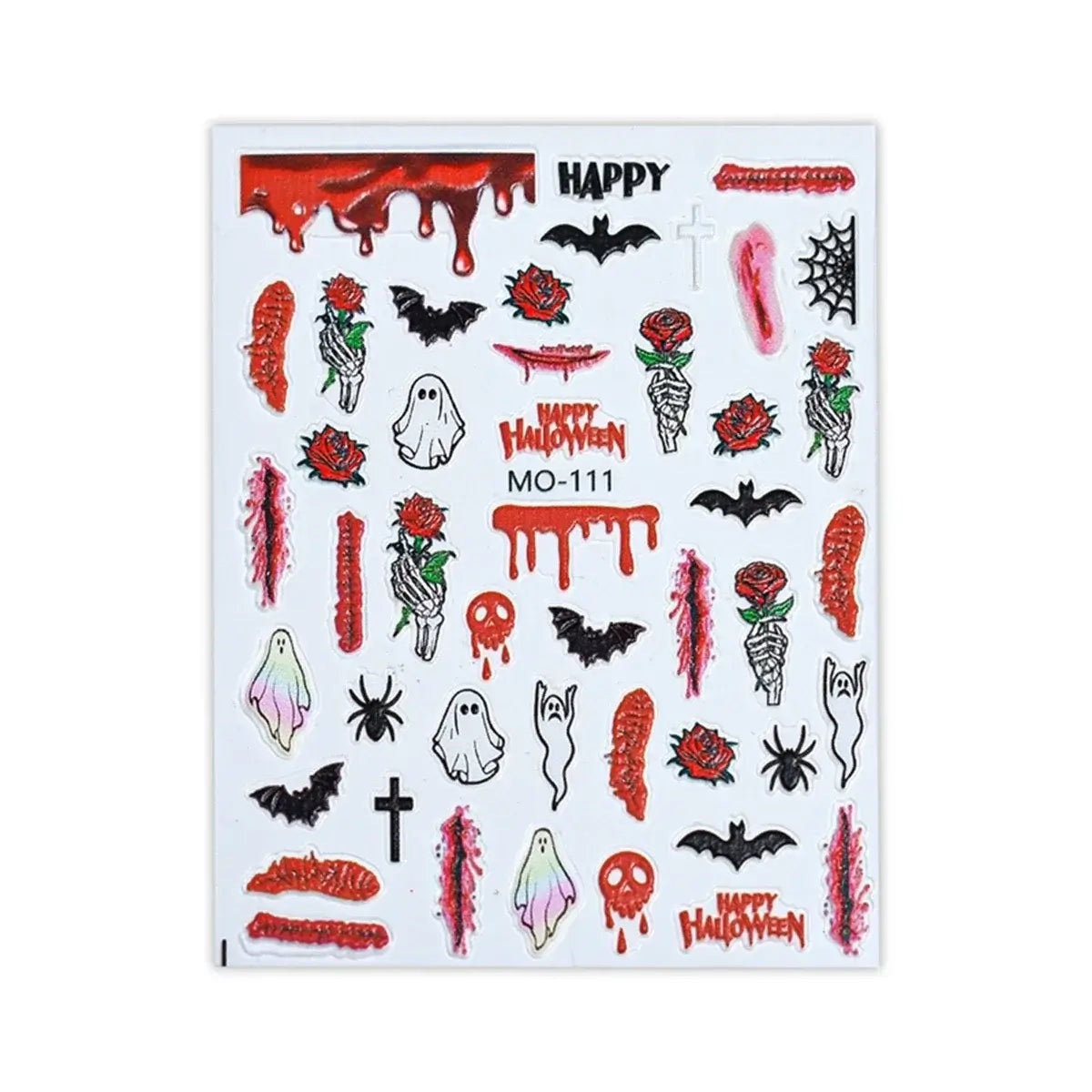 Cute Halloween Nails | Spider Web Nail Art Stickers
