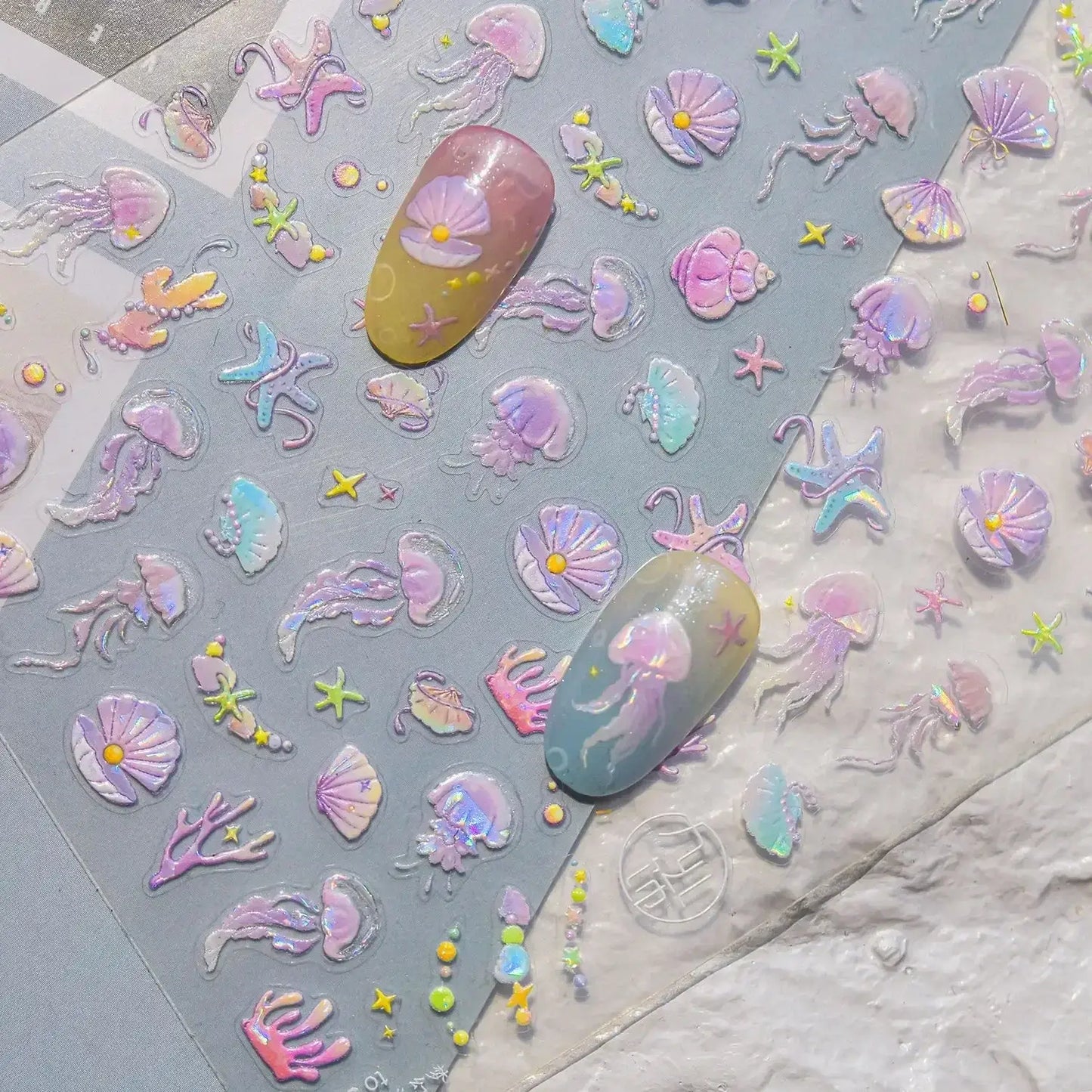 3D Fruit Nail Art Stickers – Summer Citrus Designs