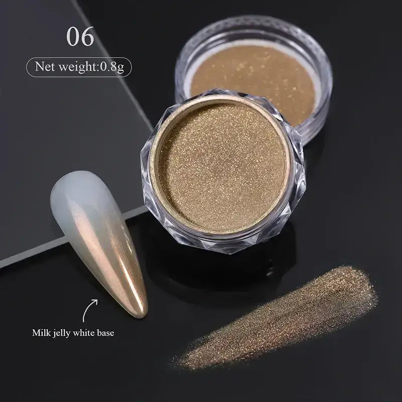 Nail Mirror Glitter Powder Metallic